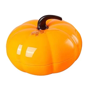 

With Lid Candy Box Wedding Living Room Pumpkin Shape Large Capacity Home Decor Family Party Cute Sealed Snacks Partition Manager
