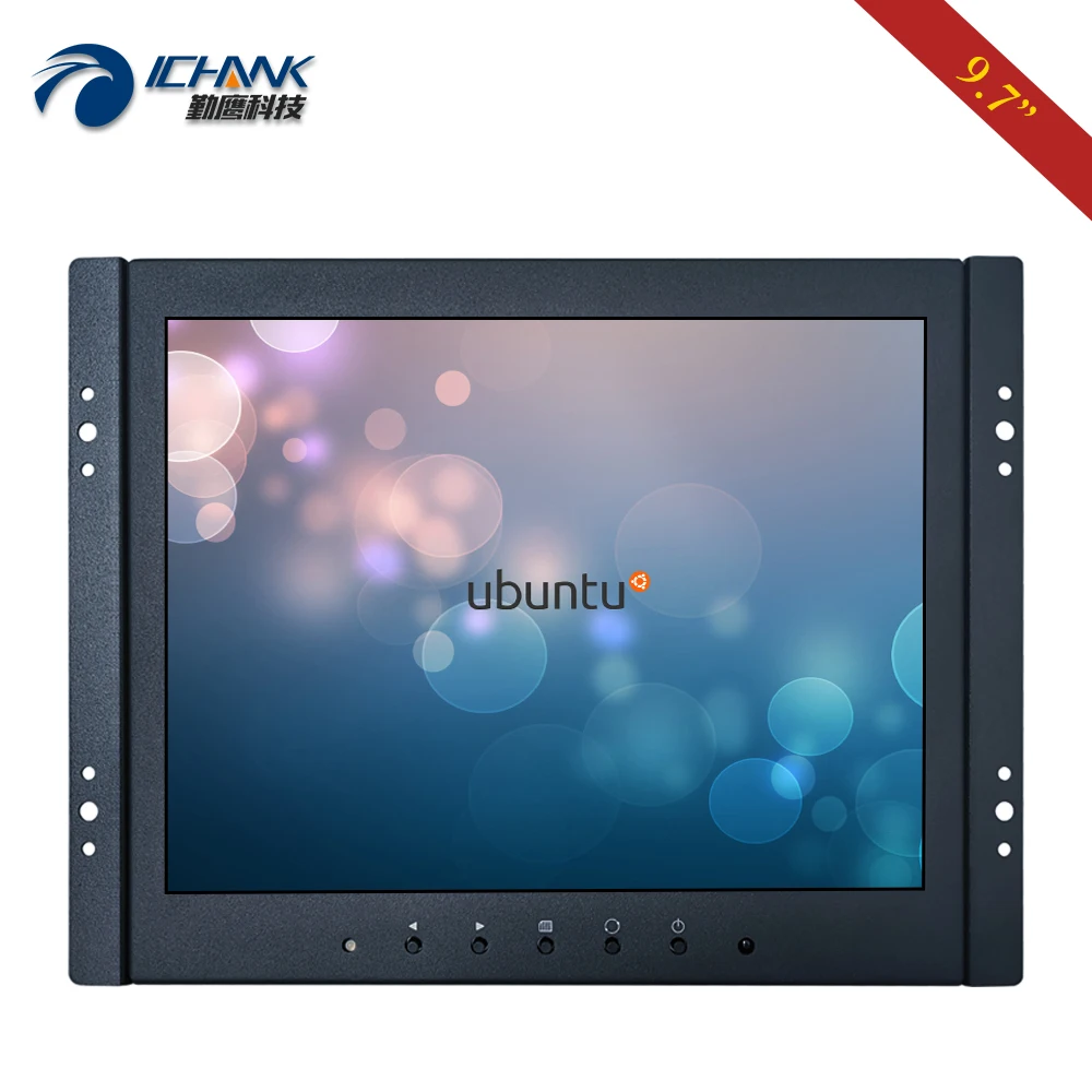 Φ/9 7 &quot10" дюймов 1024x768 HDMI USB VGA Встроенная открытая рамка Linux Ubuntu Raspbian Debian OS ZK097TC-592L