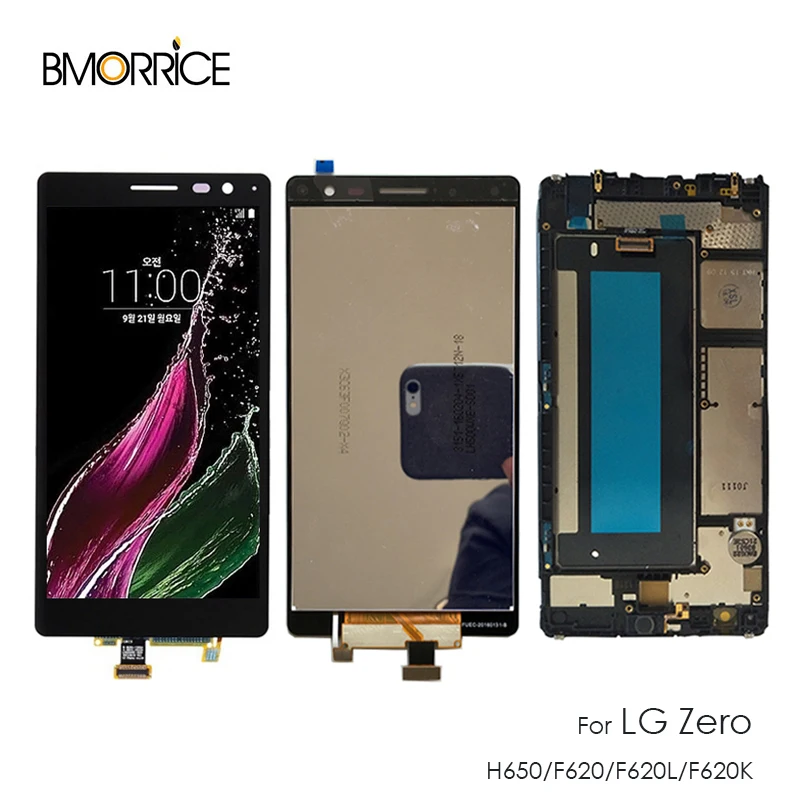 

LCD For LG Zero H650 Display Touch Screen Digitizer Assembly For LG Zero F620 F620K F620L LCD Replacement Black No/with Frame