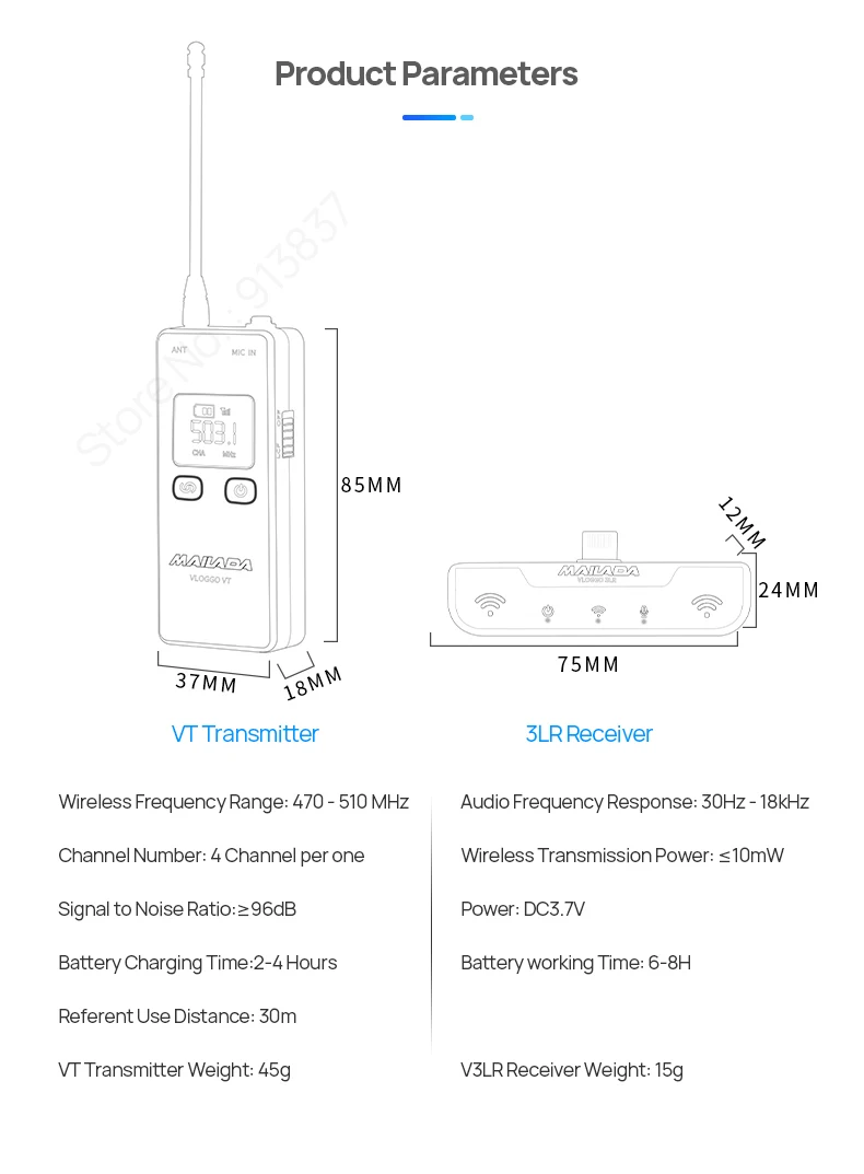 Mailada VLOGGO3L беспроводной микрофон с передатчиком приемники петличный микрофон для iphone 6 7 8 X XS Xr max iphone 11