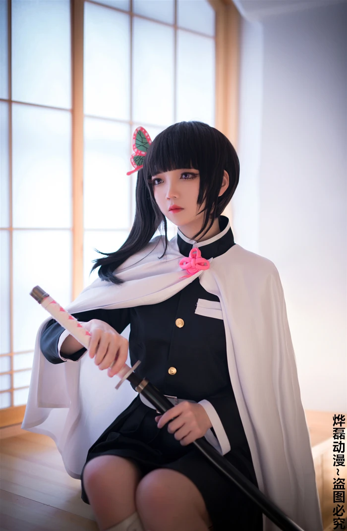Аниме одежда демон убийца Kimetsu no Yaiba Tsuyuri Kanawo униформы кимоно для Рождества