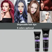 1 шт. крем-краска для волос без раздражения DIY Краска для волос воск краска для волос временный крем-гель для укладки унисекс краска для волос