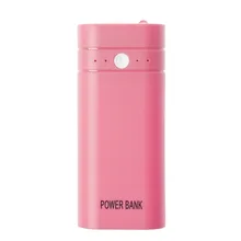 Универсальный пауэрбэнк 2x18650 зарядное устройство 5600 мАч блок питания чехол DIY комплект для Xiaomi все смартфон