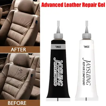 

20ml Car Seat Sofa Holes Scratch Cracks Rip Cream Care Coating Leather Repair Cream Kit Leather Complementary Color Restore Tool