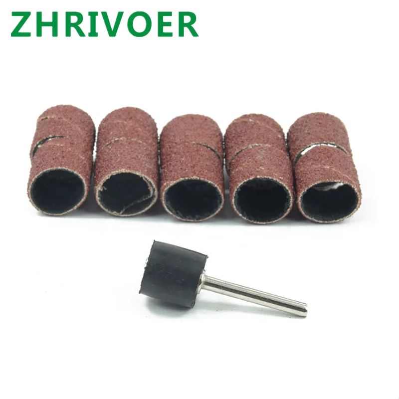 Sandpaper ring grinding head sandpaper roll metal derusting polishing wheel Bodhi peeling tool sandpaper grinding ring