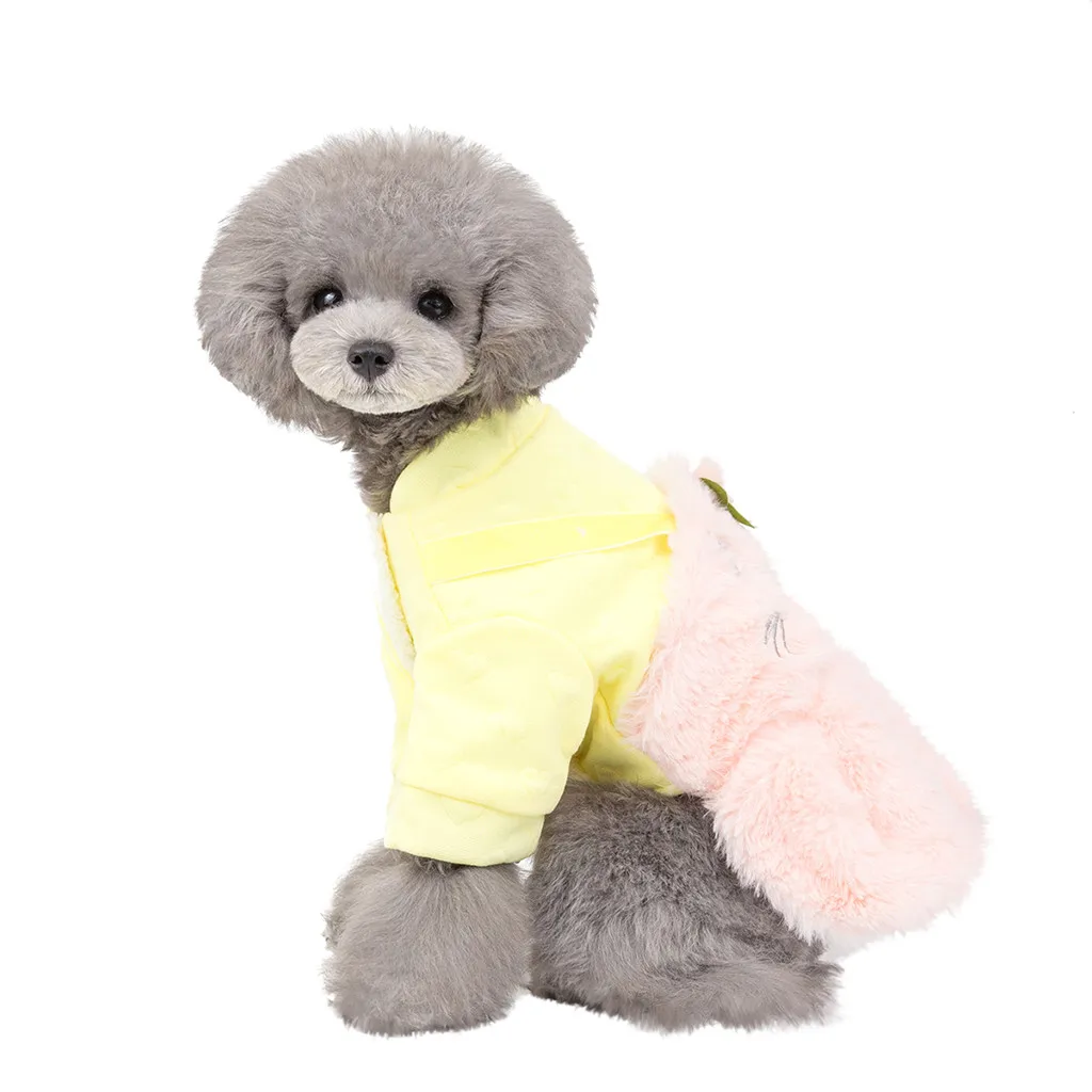 Dog Clothes Cute Pet Cat Elegant Skirt Autumn And Winter Keep Warm Cat Dog Clothing Mascotas ropa perro Accessories Dogs Dress