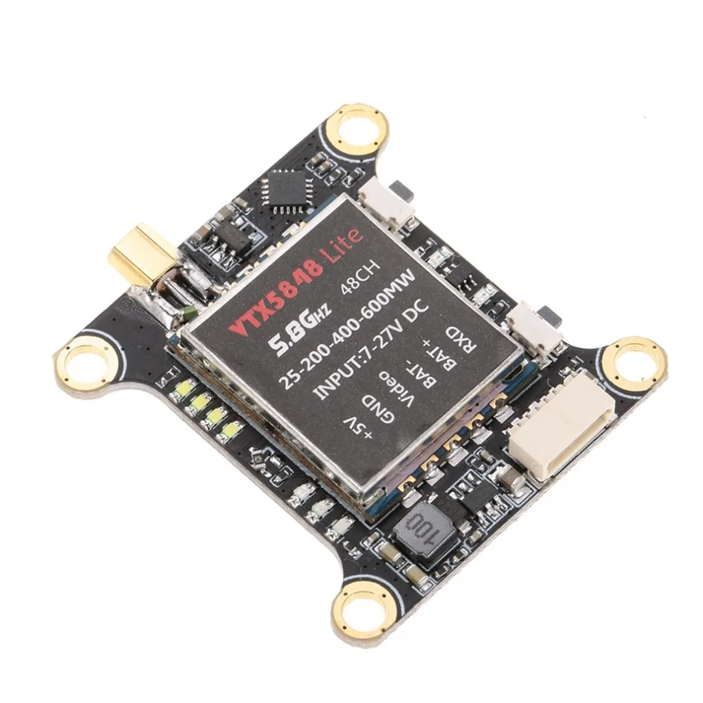 

VTX5848 LITE 48CH 5.8G 25/100/200/400/600mW Switchable VTX Video Transmitter Module OSD Control For FPV RC Drone Model Toy Parts