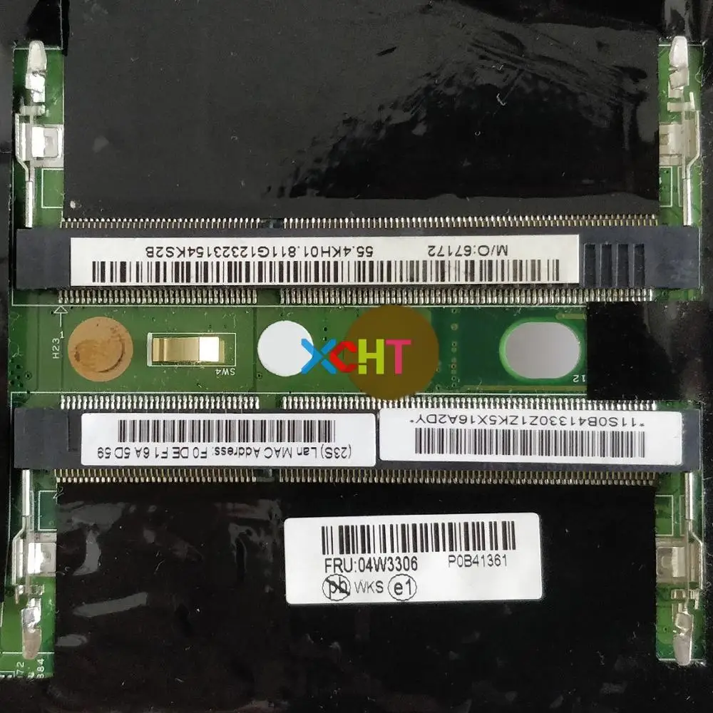 FRU: 04W3306 H0225-3 w Cel847 SR08N cpu QM67 для lenovo ThinkPad X220 ноутбук Laptop персональный компьютер материнская плата