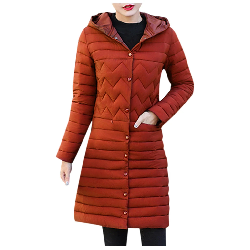 JAYCOSIN Women 2019 New Winter Jacket Women Coat Long Hooded Outwear Female Parka Slim Clothes Outerwear Padded Basic Coats 920