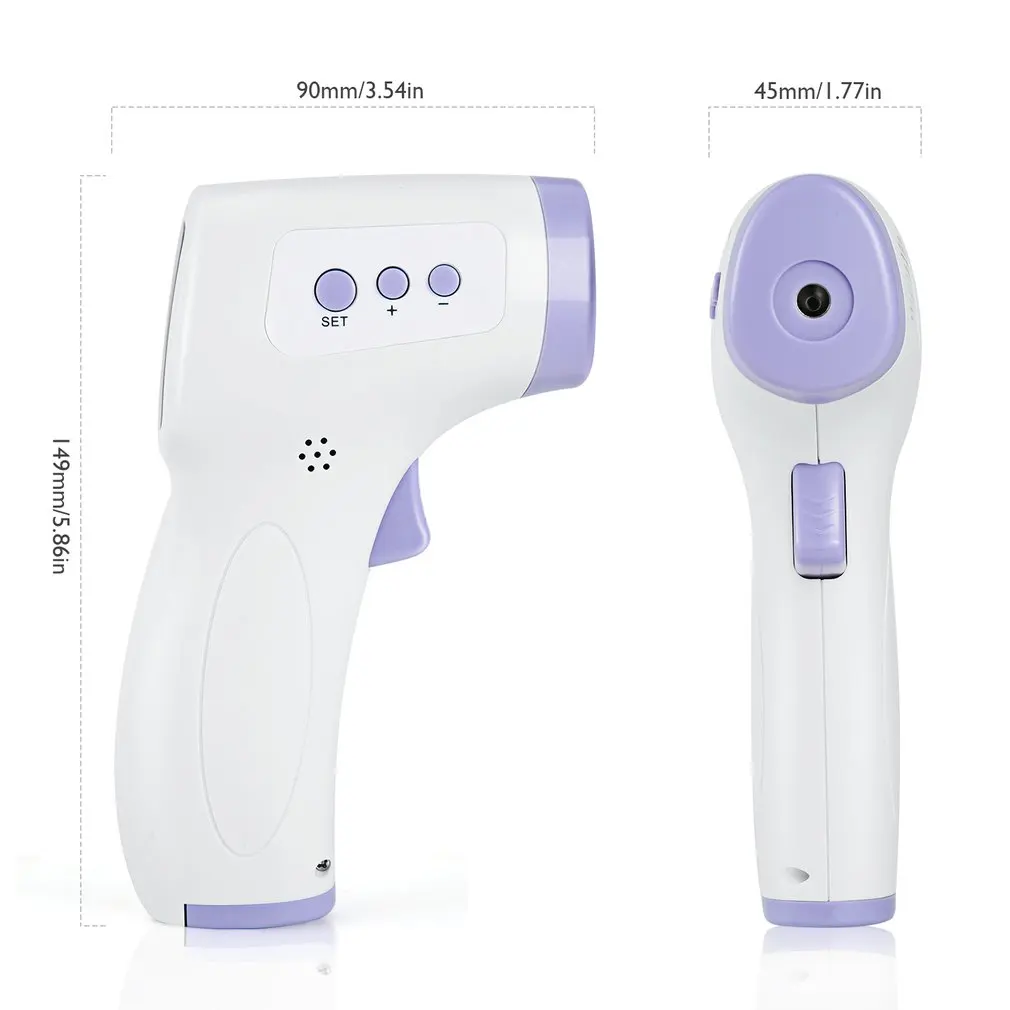 

Non-Contact Infrared Forehead Thermometer For Adults And Children With Lcd Display Digital Laser Temperature Tool