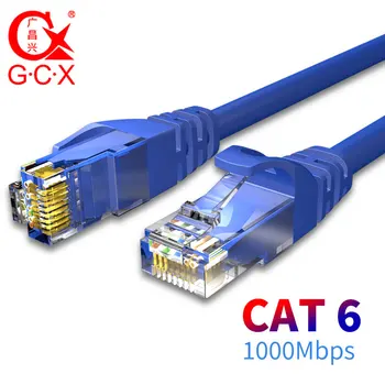 

GCX 1000Mbps CAT6 Ethernet Cable UTP CAT 6 Patch Cord RJ45 8P8C Lan Internet Jumper Cable Router Net Computer 0.5 1 1.5 2M