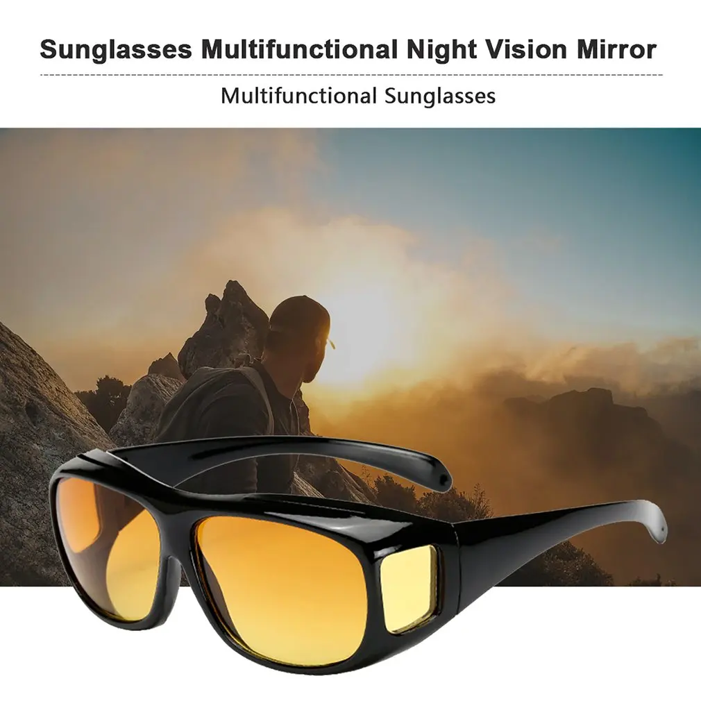 Hd Vision wrap Arounds Tv солнцезащитные очки многофункциональные очки ночного видения съемные солнцезащитные очки