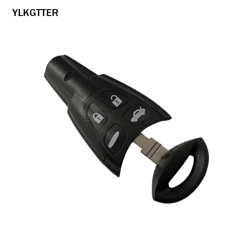 YLKGTTER 4 кнопки дистанционного ключа автомобиля костюм для Saab 9-3 9-5 2003-2011 LTQSAAM433TX 3659-SAAM433 с чипом PCF7946 315 МГц