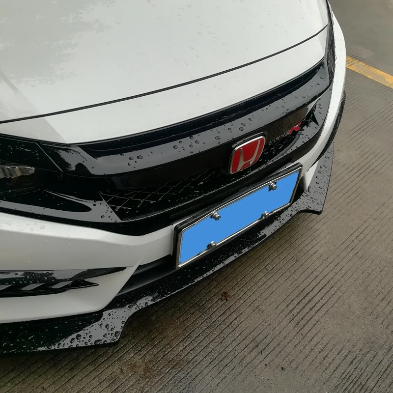Передний бампер спойлер для Honda civic+ передний бампер украшение для губ Диффузор защитные бамперы обвес для HONDA CIVIC