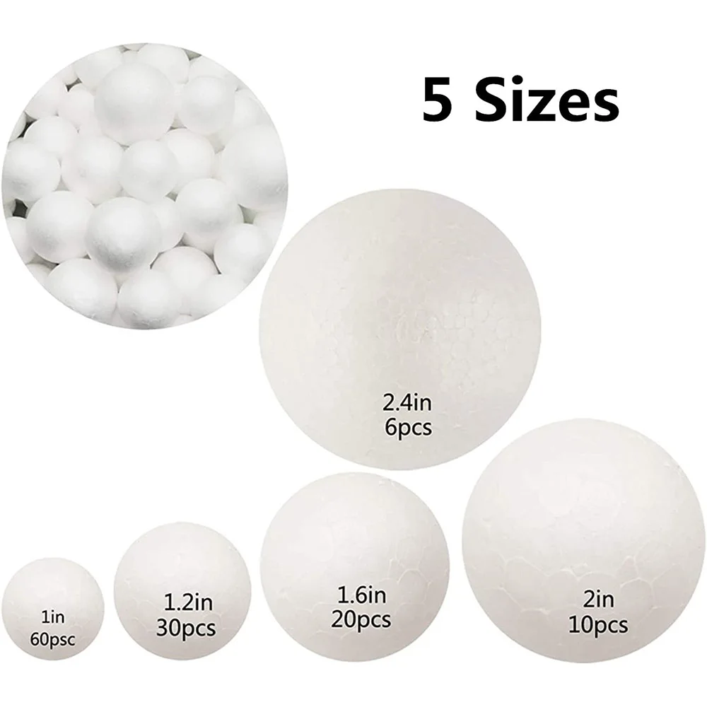 10 Inch Foam Polystyrene Balls for Art & Crafts Projects