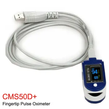 

CMS50D+ Plus USB Software Fingertip Pulse Oximete24 Hours Record Pulse Rate Alarm Monitor Oximetr De Dedo