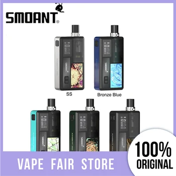

Smoant Knight 80W Kit Rebuildable RBA Pod wi/ 4ml Cartridge & 80W Max Output E-cig Vape Mod Pod Kit VS Vinci X / Battlestar Baby