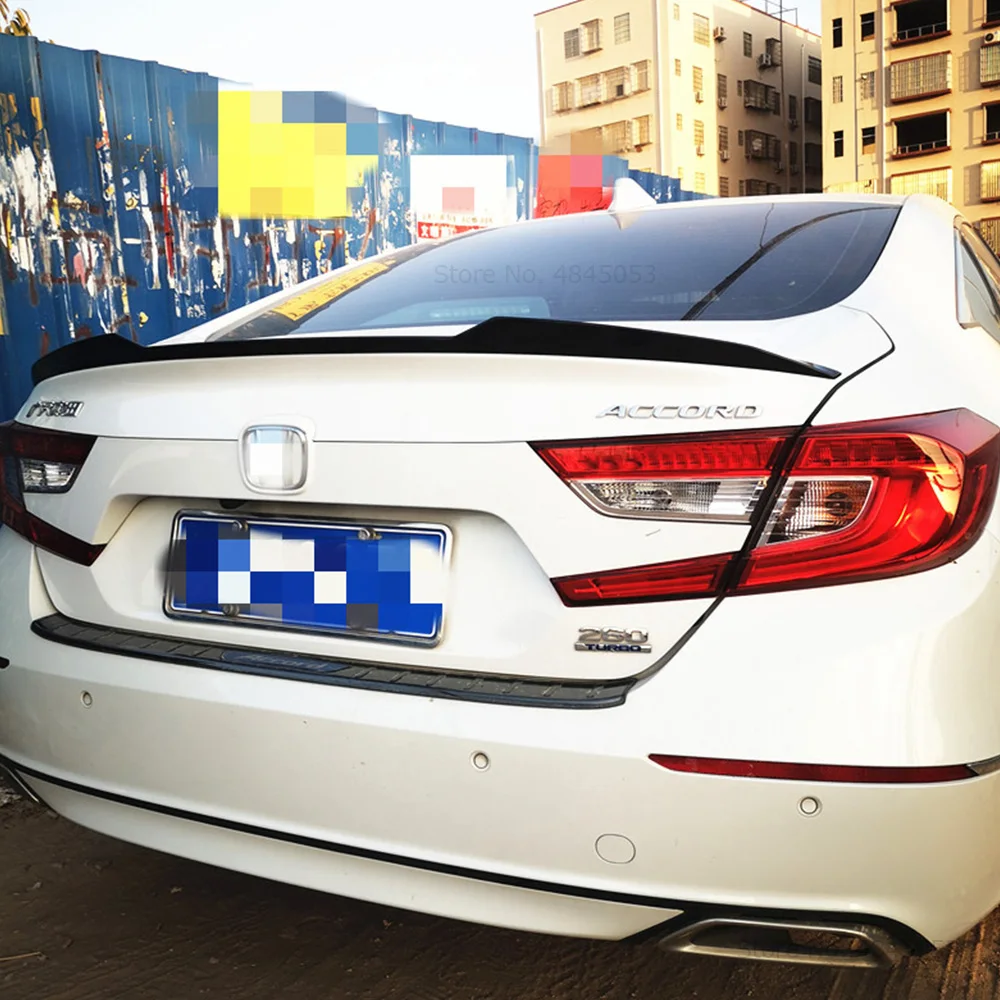 Автомобильные аксессуары, задний багажник, крыло, задний спойлер для Honda Accord ABS пластик, черный задний спойлер