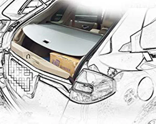 Чехол для багажника TOYOTA RAV4 2013-, защитный экран, защита от занавес, защита для багажника, перегородка, занавес, доступ