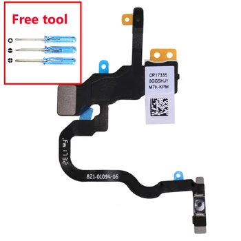 

Original For iPhone X Volume Button Power Switch On Off Button Key Flex Cable High Quality Phone Replacement Parts