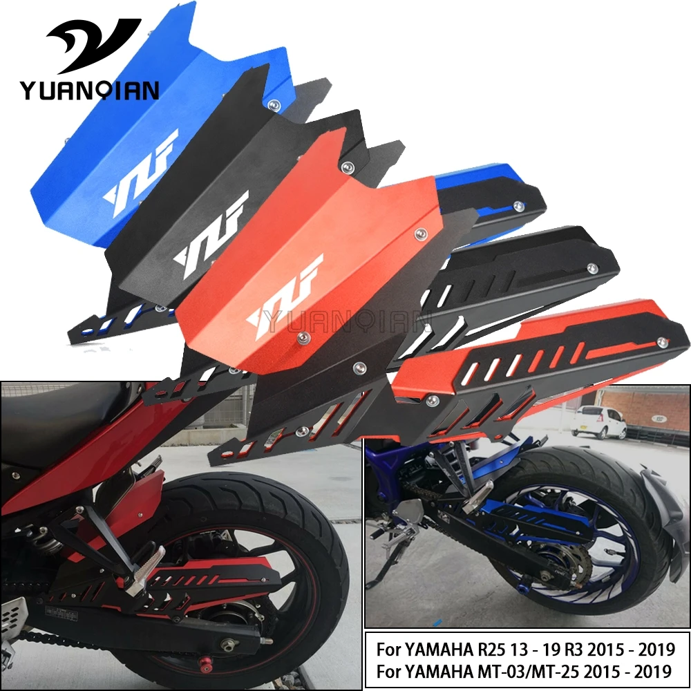 

For YAMAHA YZF R25 R3 YZF-R25 YZF-R3 MT-03 MT03 MT-25 MT25 2015 2016 2017 2018 2019 Motorcycle Rear Fender Mudguard Accessories