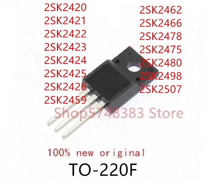 10 шт. 2SK2420 2SK2421 2SK2422 2SK2423 2SK2424 2SK2425 2SK2426 2SK2459 2SK2462 2SK2466 2SK2478 2SK2475 2SK2480 2SK2498 2SK2507|Аксессуары