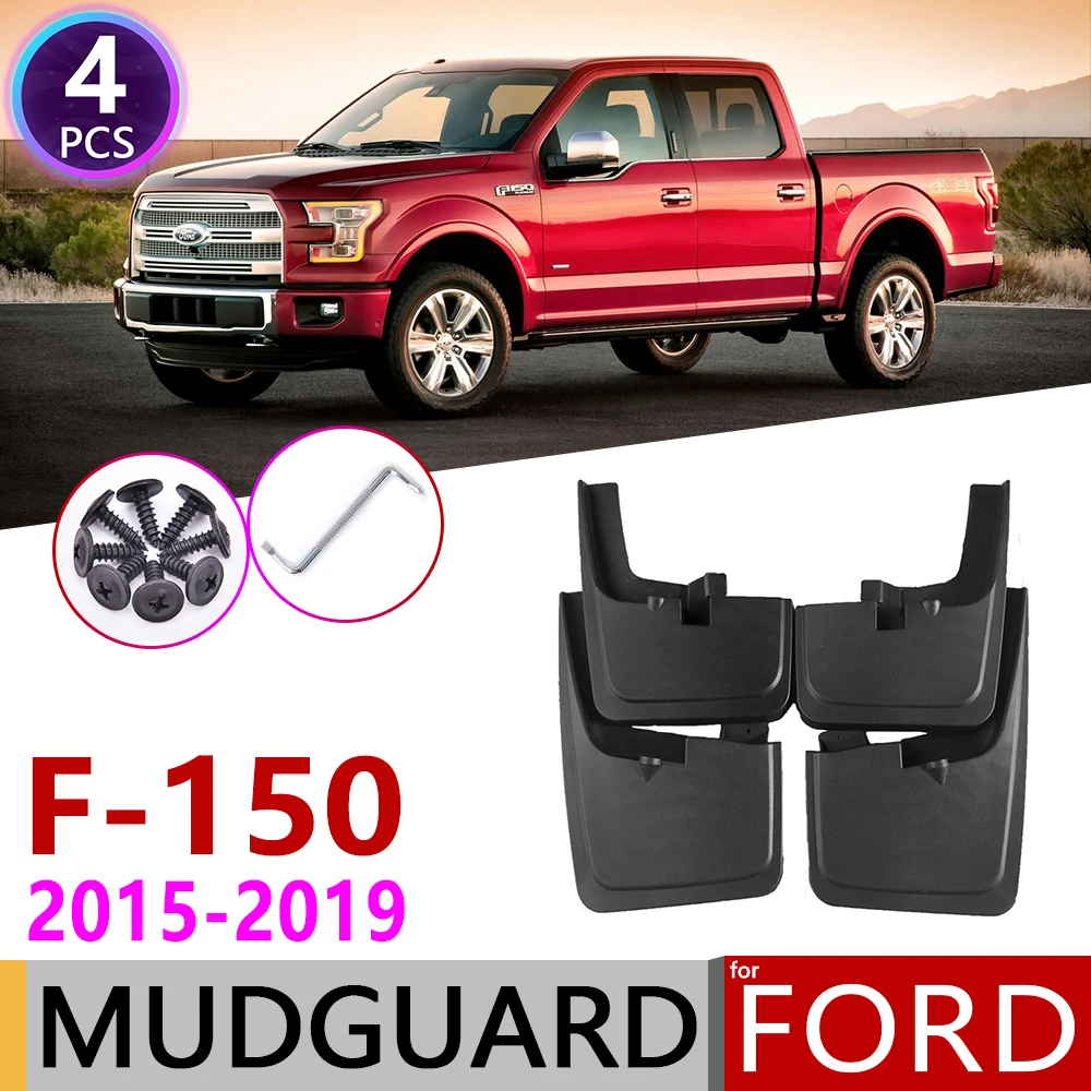 

Car Mudflap for Ford Raptor F150 F-150 F 150 2015~2019 Fender Mud Guard Flap Splash Flaps Mudguards Accessories 2016 2017 2018