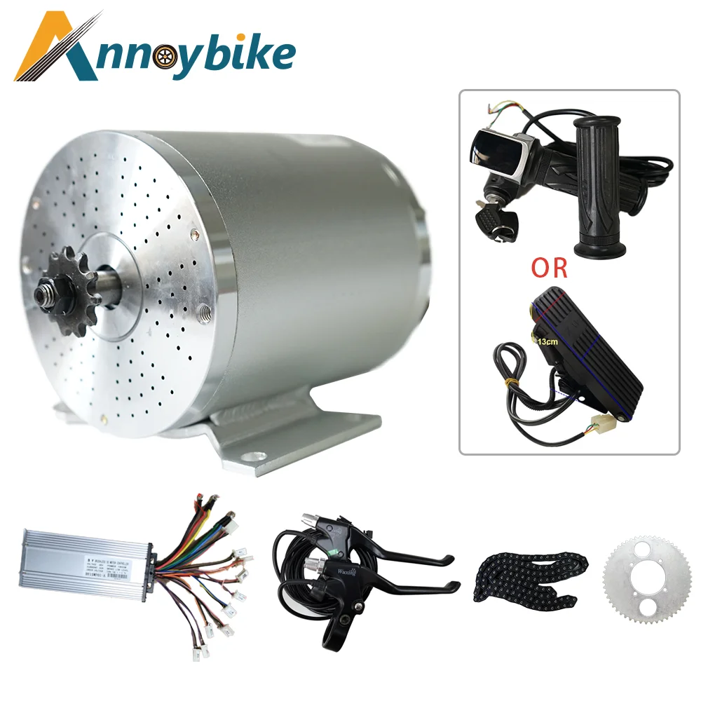US $126.25 Brushless BLDC Motor 1000w 2000w 3000w Electric Motor Controller Throttle Scooter Ebike Engine Motorcycle Part Modifications DIY