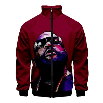 

Rick Ross Print Stand Collar Jacket Men/Women Winter Fashion Casual Harajuku Soft Jacket Coat Hot Sale
