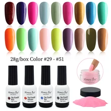 Очень тонкий 28 г/кор. погружной порошок красный золотой фиолетовый блеск без лампы лечения Dip порошок натуральный сухой гель лак для ногтей салонный эффект
