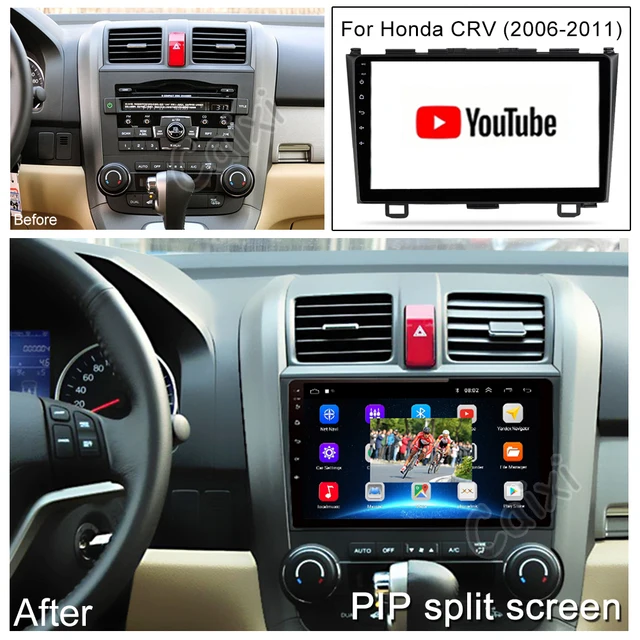 $100.16 2 din Android 9 inch 2GB RAM Car Radio Multimedia Video Player Navigation GPS For Honda CRV CR-V 3 RE 2006 2008 2010 2012