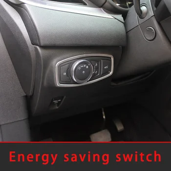 

For Lincoln MKX 2015-2020 chrome matt Energy saving switch molding trim