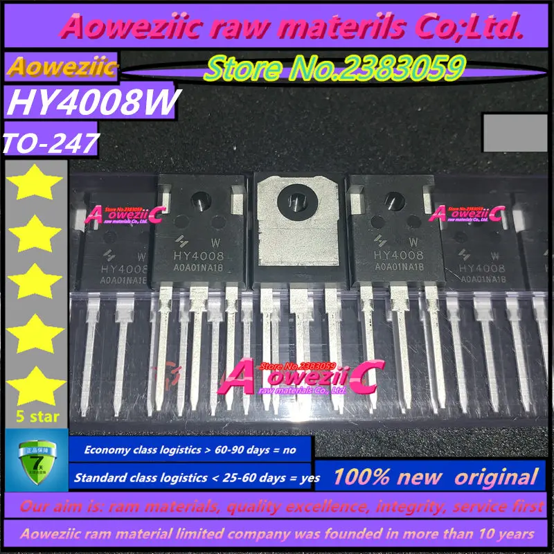 Aoweziic 2020 + 20 шт. 100% Новый оригинальный HY4008 HY4008W 80V 200A TO 247 МОП инвертор Ultra 200A|chip| |