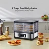 BioloMix BPA FREE 5 Trays Food Dryer Dehydrator with Digital Timer and Temperature Control for Fruit Vegetable Meat Beef Jerky 3