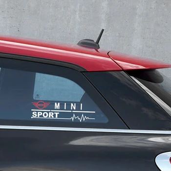 

2pcs Car window SPORT Emblem sticker For BMW Mini Cooper One S JCW R55 R56 R60 F55 F56 Countryman Auto styling Accessories