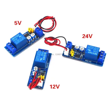 

DC 5V 12V 24V Infinite Cycle Delay Timing Time Relay Timer Control ON-OFF Loop Switch Module Double Adjustable 0~120 minutes