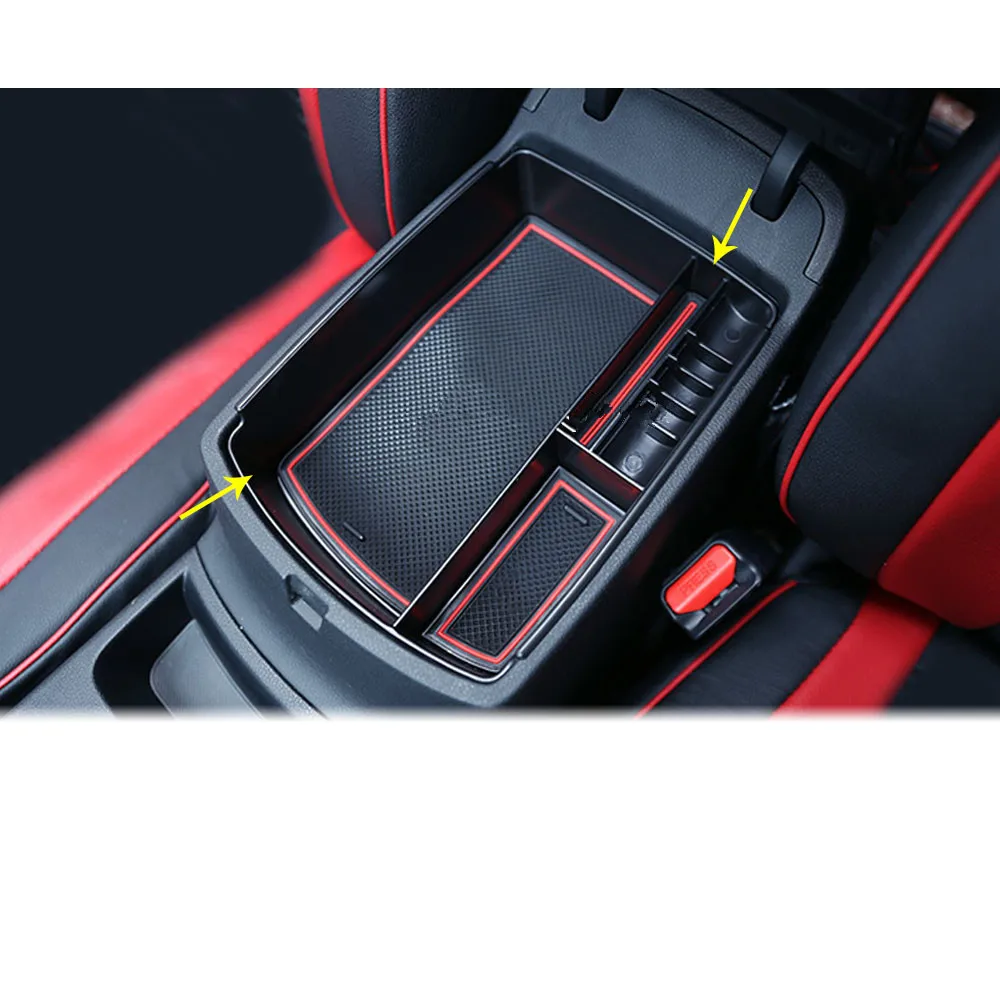 

For Kia Sportage KX5 2016 2017 2018 Inner Plastic Cover Storage Trim Container Center Console Cup Holder Gear Box Frame Armrest