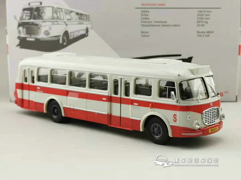 Редкая модель ретро автобуса высокая имитация 1:43 Skoda Crosa 706RTO сплав литой игрушечный автобус винтажная модель автомобиля Мужские Подарочные игрушки для мальчиков