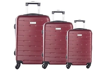 

Set valigie trolley 3 pezzi rigido PIERRE CARDIN bordeaux 4 ruote cabina VS22