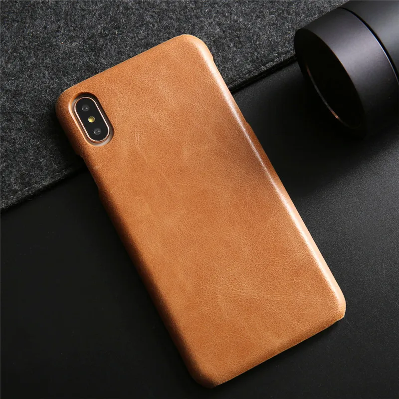 Кожаный чехол Xr чехол для iPhone 8 Plus Роскошный Матовый тонкий чехол из коровьей кожи для iPhone 6 6s 7 Plus X Xs Max 11 Pro Max Funda