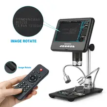 Andonstar 7 inch display digital font b microscope b font long object distance for mobile phone
