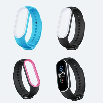 

Silicone Breathable Strap For Xiaomi Mi Band 5 Smart Watch Wrist M5 Plus Bracelet For Xiaomi MiBand 5 Miband Strap Replacement