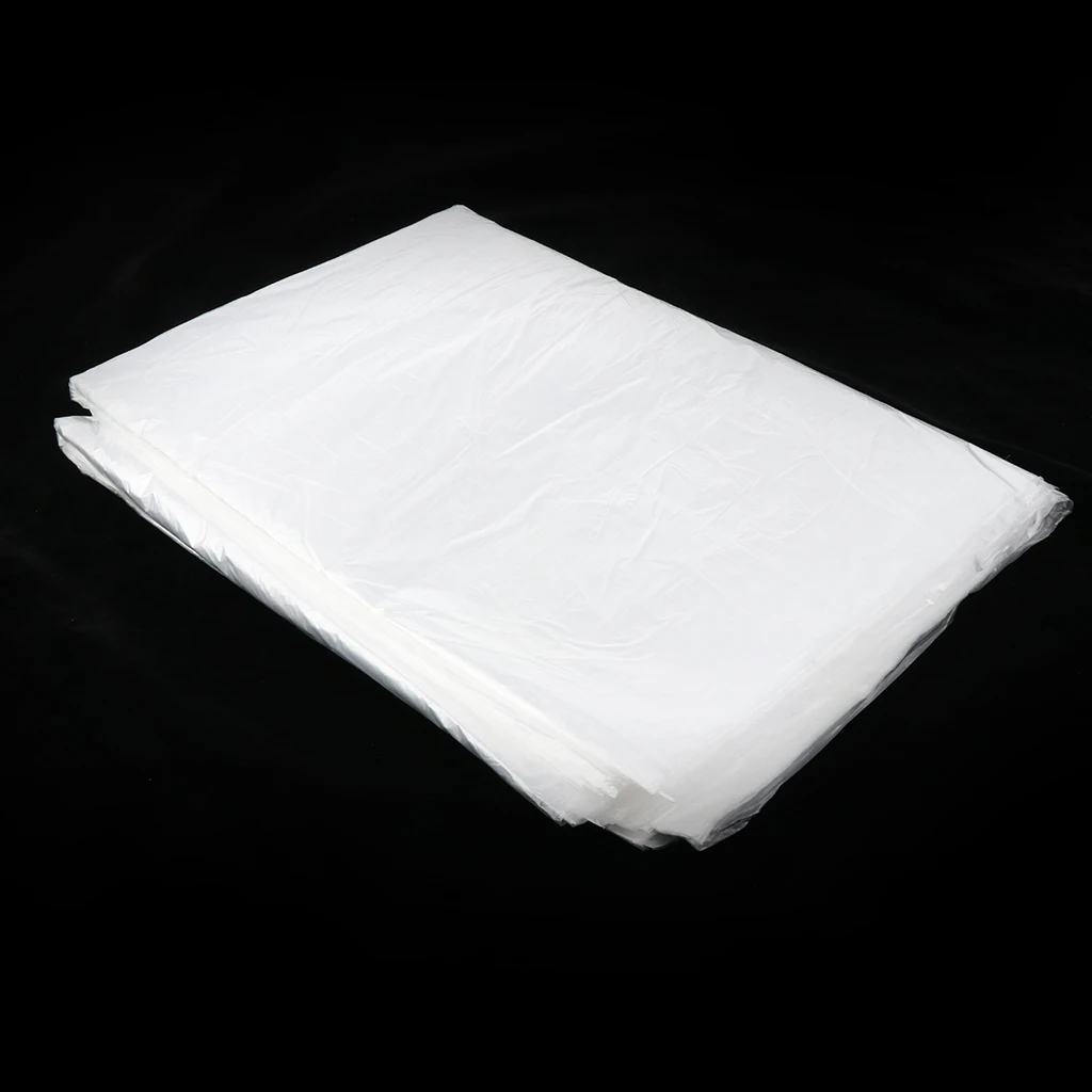 100 Pieces Salon Disposable Hair Shampoo Cape, Waterproof Capes for Hair Cutting Styling Coloring , Beauty Makeup Tool