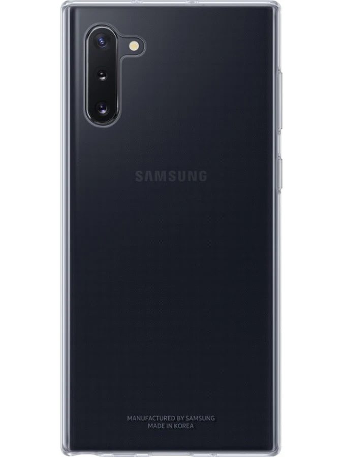 Чехол-накладка Samsung Clear Cover для Samsung Galaxy Note10, прозрачный