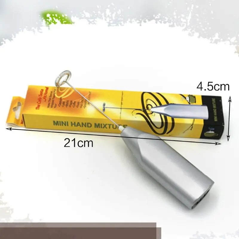 Electric Mixer Milk Beater Double Head Coffee Frother Foamer Machine Stainless Steel For Home Kitchen 2