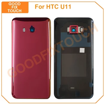 

Original Back Cover For HTC U11 U 11 Battery Cover Housing Back Case with Camera Lens Glass Rear Door Housing For HTC U11