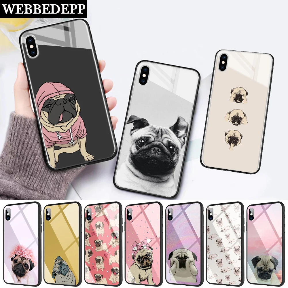 Dogs Glass Case Phone Cover for Apple iPhone 8 Plus