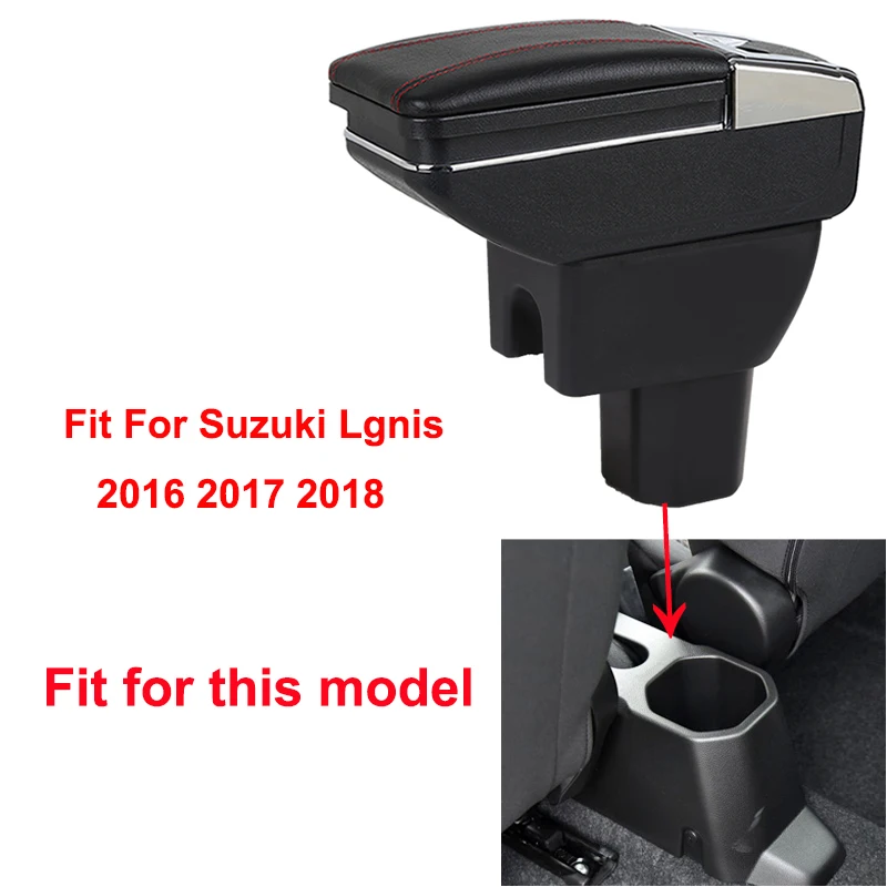Автомобильный подлокотник для Suzuki Ignis 2016 2017 2018 центральный контейнер хранения