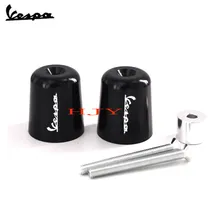 Motorcycle Accessories Handlebar Grips Handle Bar Cap End Plugs For All VESPA GTS GTV LX LT primavera sprint