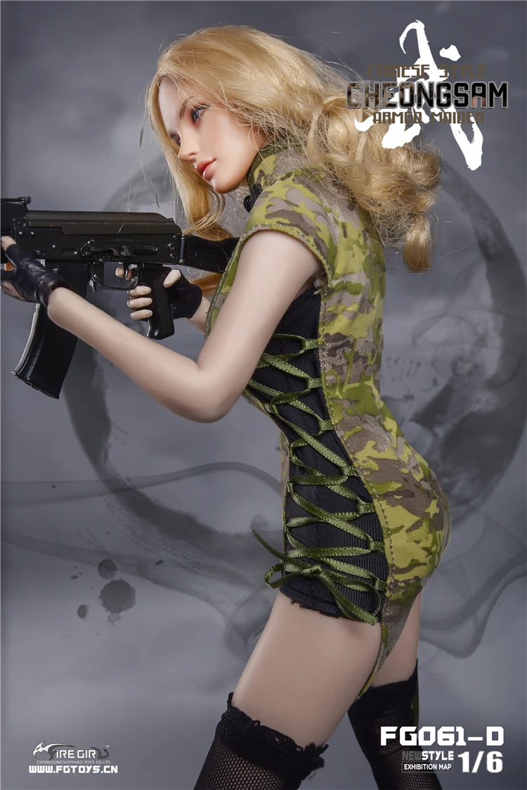 1/6 сексуальная женская одежда аксессуар Китайский ветер Cheongsam Maiden Костюм модель для 12in Phicen Tbleague экшн фигурка Тело Игрушка